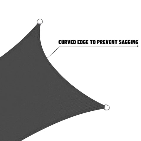Love Story custom-size shade sail for various outdoor spaces