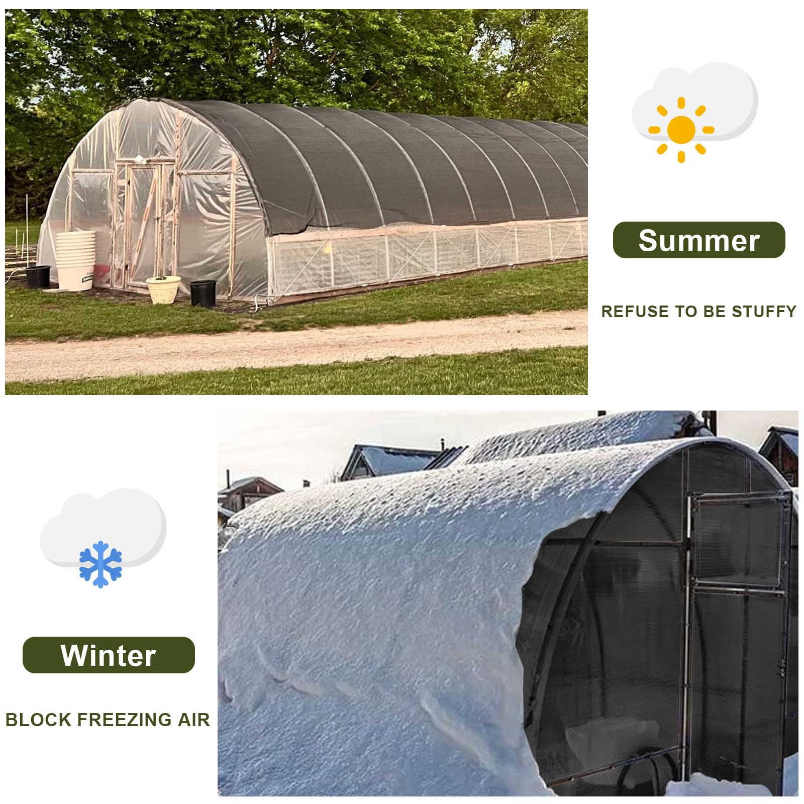 Love Story garden shade cloth is breathable and durable for year-round use.