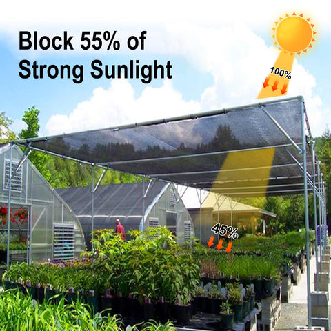 LOVE STORY HDPE shade material provides lightweight protection for plants and temperature control.