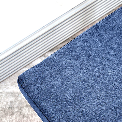 Loveboat bench cushion with high-density foam for lasting comfort