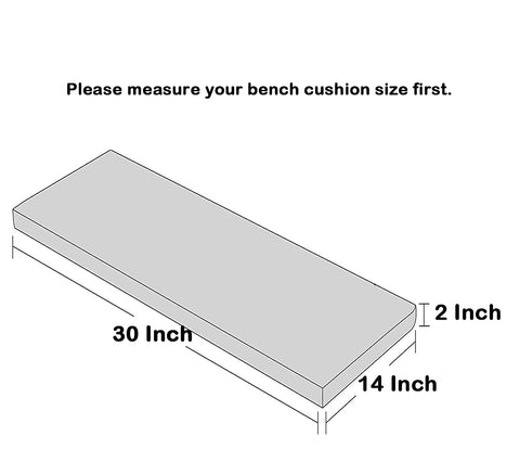 Loveboat bench cushion milky white back view with non-slip backing