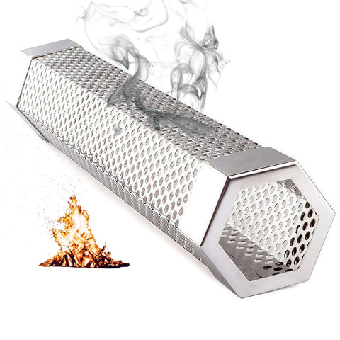 LOVEERCT Smoke Tube 12inch hexagon diffusion demonstrates steady placement and even smoke diffusion
