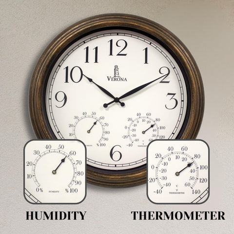 Lovely Home Essentials thermometer and hygrometer display for outdoor climate awareness