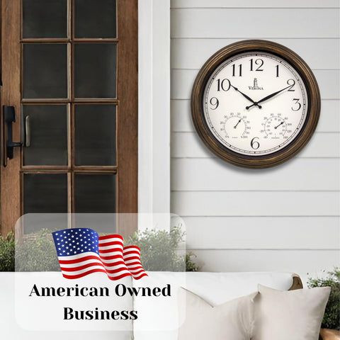 Lovely Home Essentials glass lens protects time and readings outdoors
