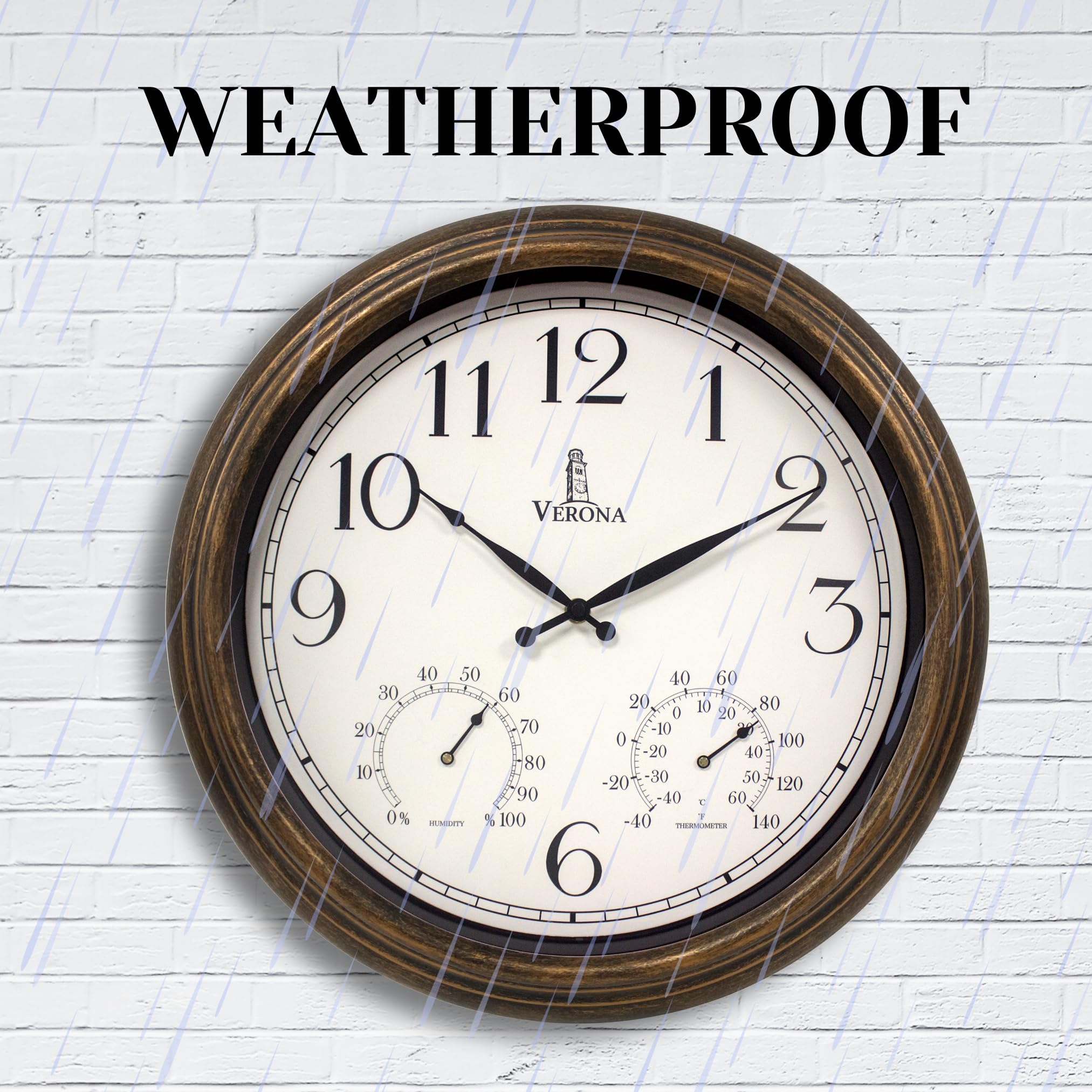 Lovely Home Essentials indoor-outdoor clock doubles as versatile wall decor