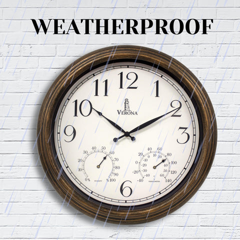 Lovely Home Essentials indoor-outdoor clock doubles as versatile wall decor