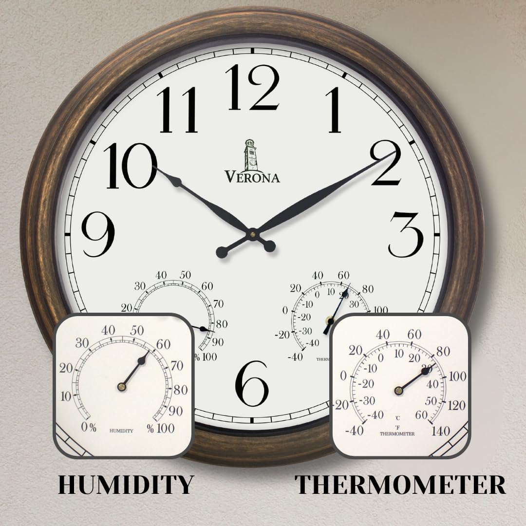 Lovely Home Essentials 24-inch dial with large numbers for easy viewing