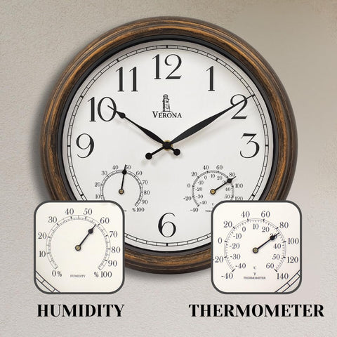 Lovely Home Essentials hygrometer display helps monitor humidity levels around your garden.