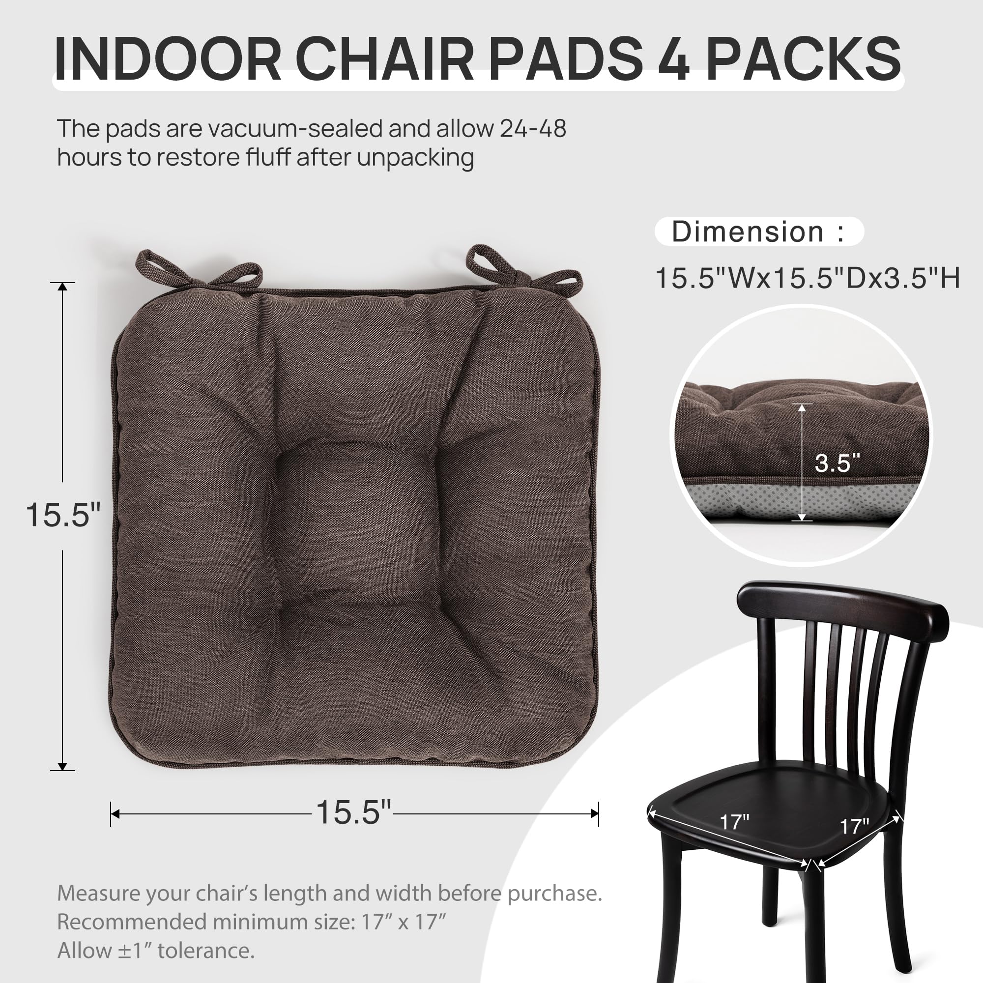 Love's cabin memory foam chair cushion for office chairs supports posture during work.