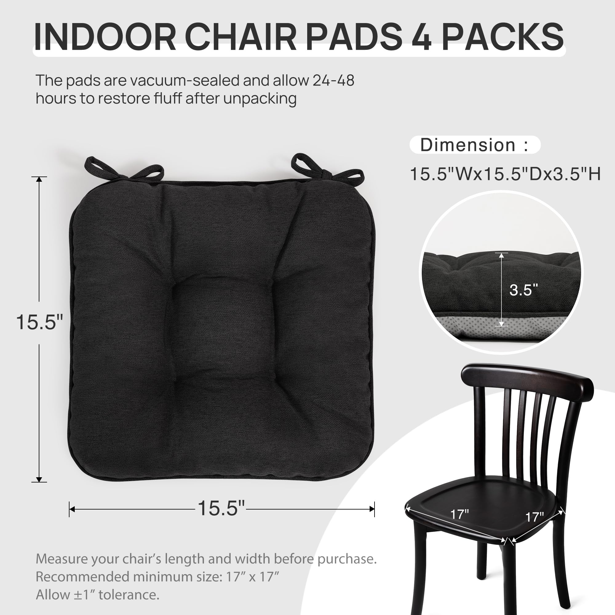 Love's cabin cushions feature a non-slip bottom for stability.