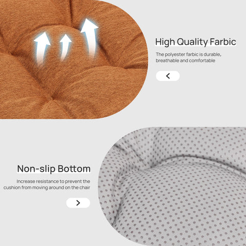 Love's cabin memory foam seat pad for kitchen use, easy to wipe clean after meals.