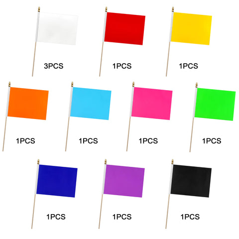 LoveVC flags arrive with separated poles for easy assembly and waving