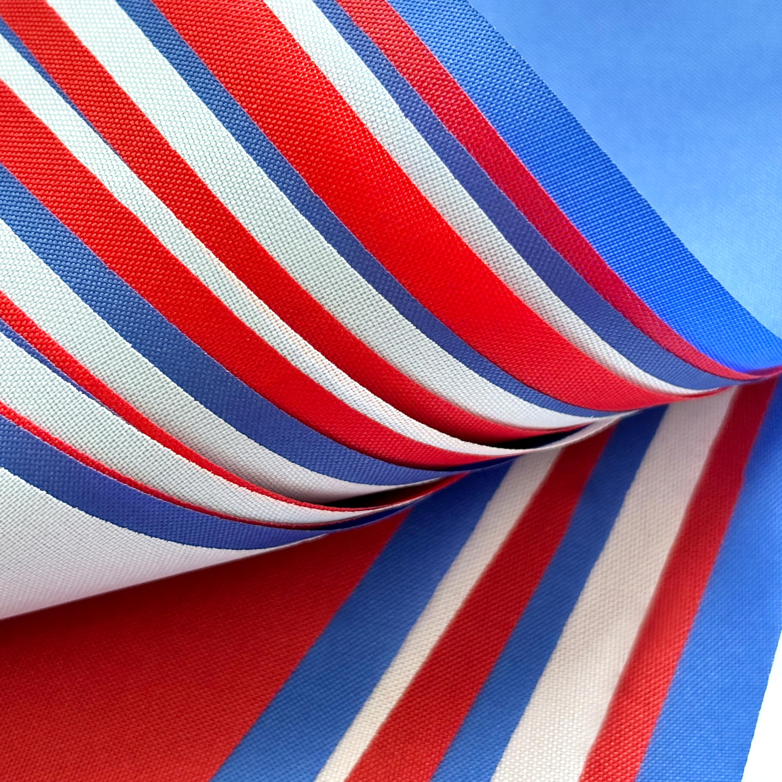 LoveVC flags fluttering in wind with bright red, blue, white colors