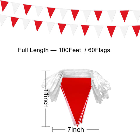 LoveVC pennant banner ropes detail showing sturdy stitching for lasting celebrations.