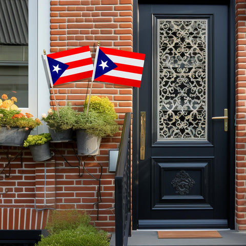 LoveVC Puerto Rico flag kit for desk, wall, or outdoor displays.