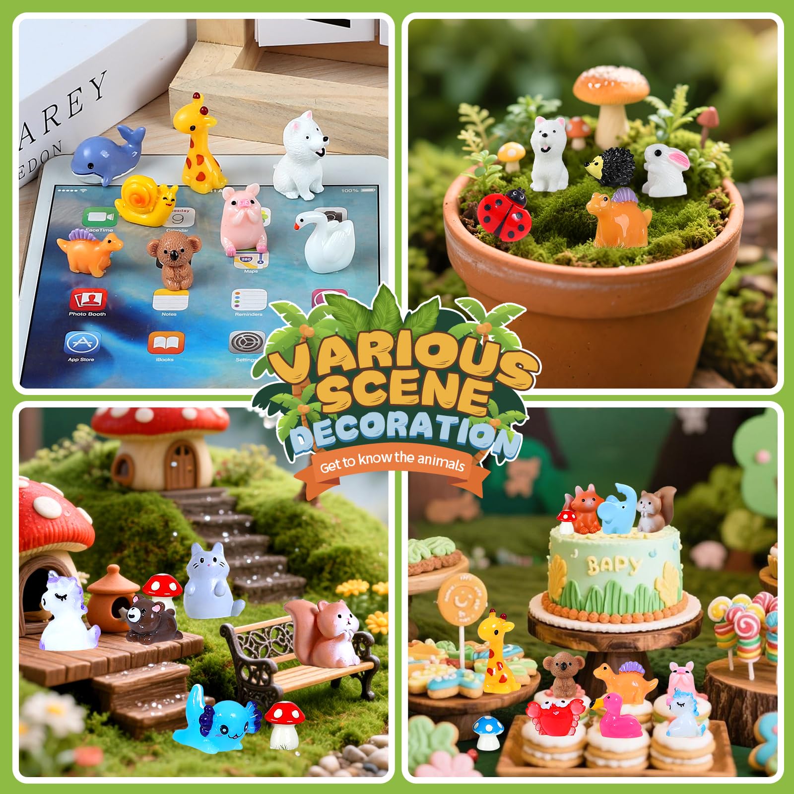 LOVEXIRAN dinosaurs mini resin figures spark imagination on shelves or gardens