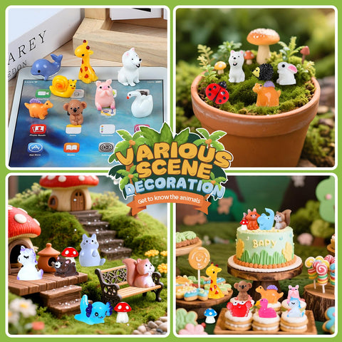 LOVEXIRAN dinosaurs mini resin figures spark imagination on shelves or gardens