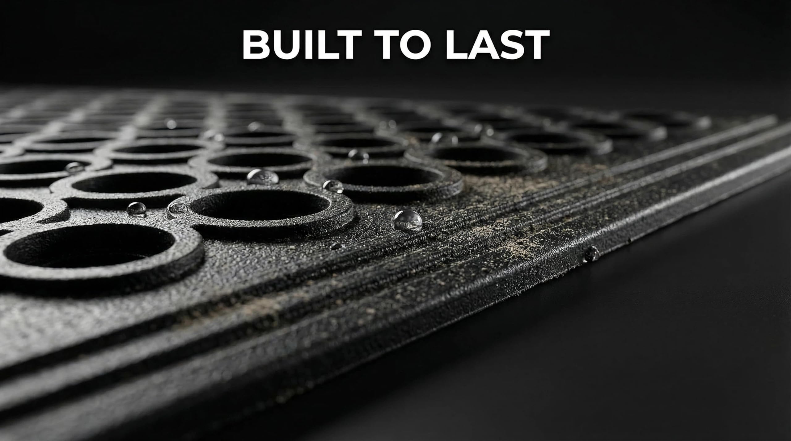 Lovinland front-door welcome mat delivers wide coverage and quick dirt removal at the threshold.