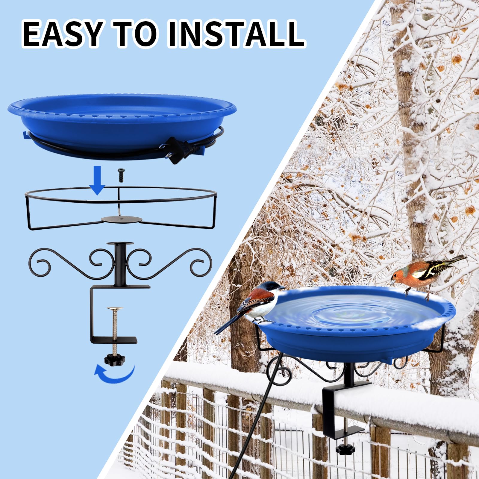 Lovppy heated bird bath as a thoughtful gift for nature lovers.