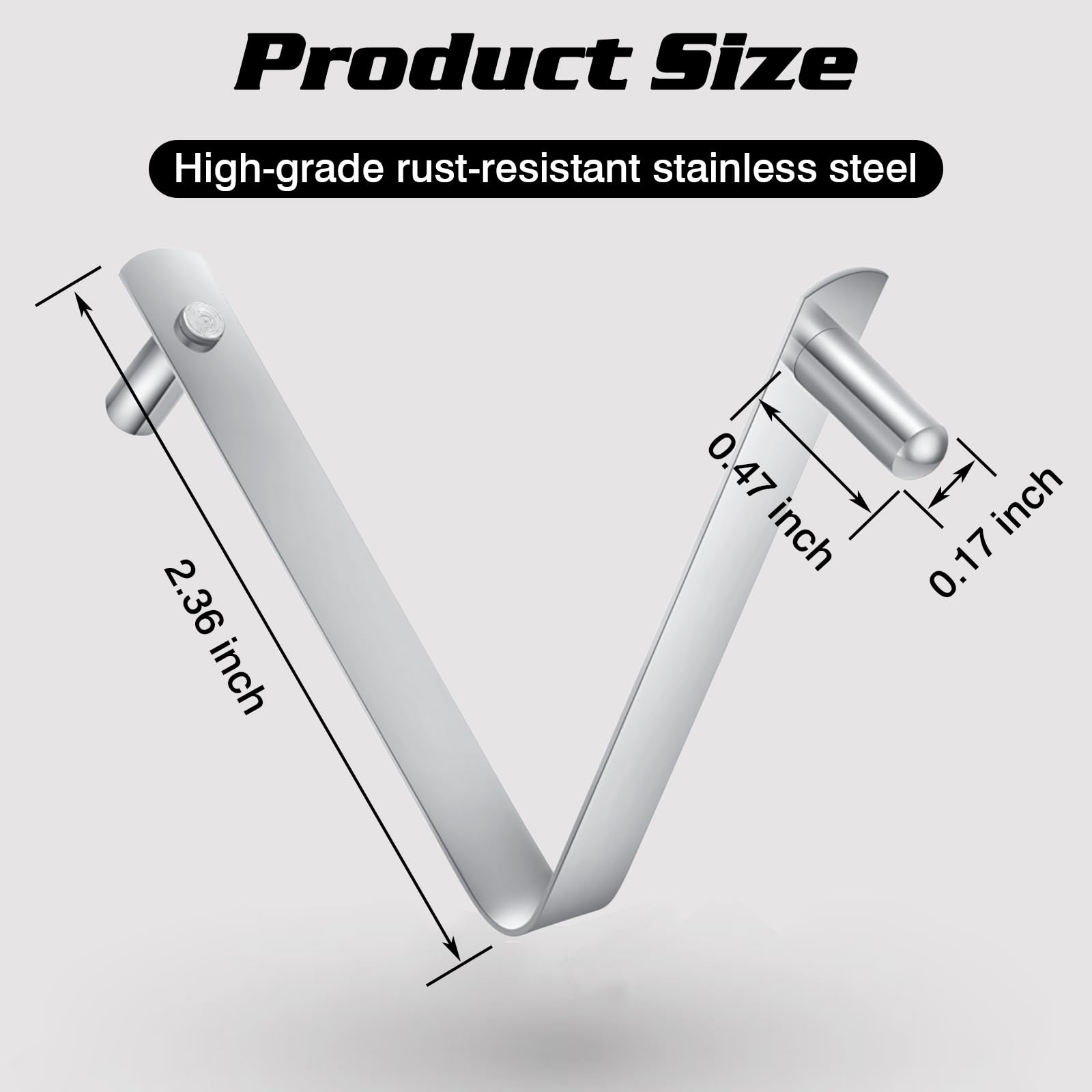 LOVUFIR universal pole attachment fits standard poles for tools