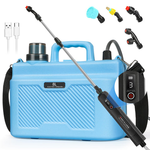 Lovydro battery-powered sprayer 2-gallon overview, ideal for quick lawn tasks.