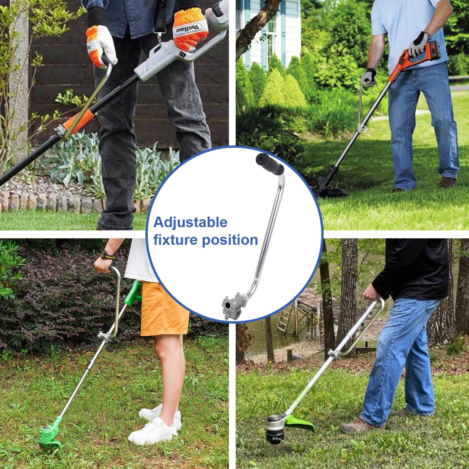 LOVYNO ergonomic grip in action improves control during edging tasks.