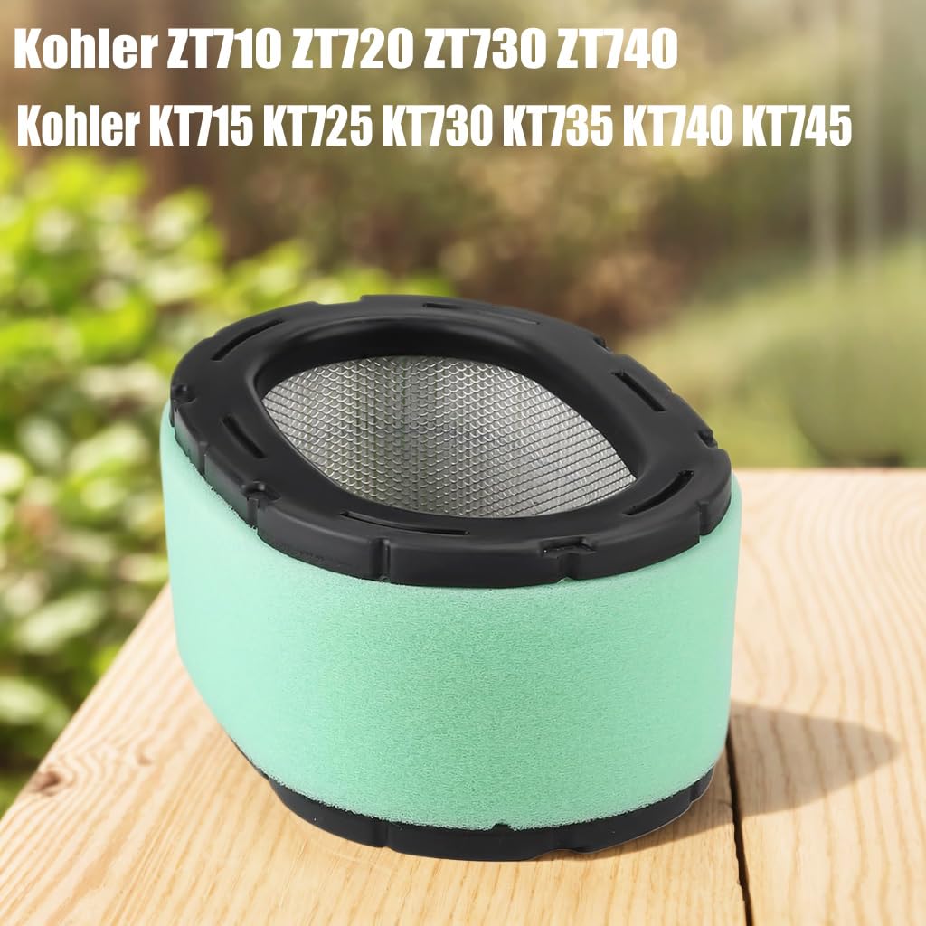 Low-profile Dylawnio air filter simplifies installation in tight mower housings.
