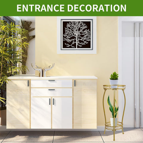 LOYAL TIGER Plant Stand space-saving design suits compact spaces.