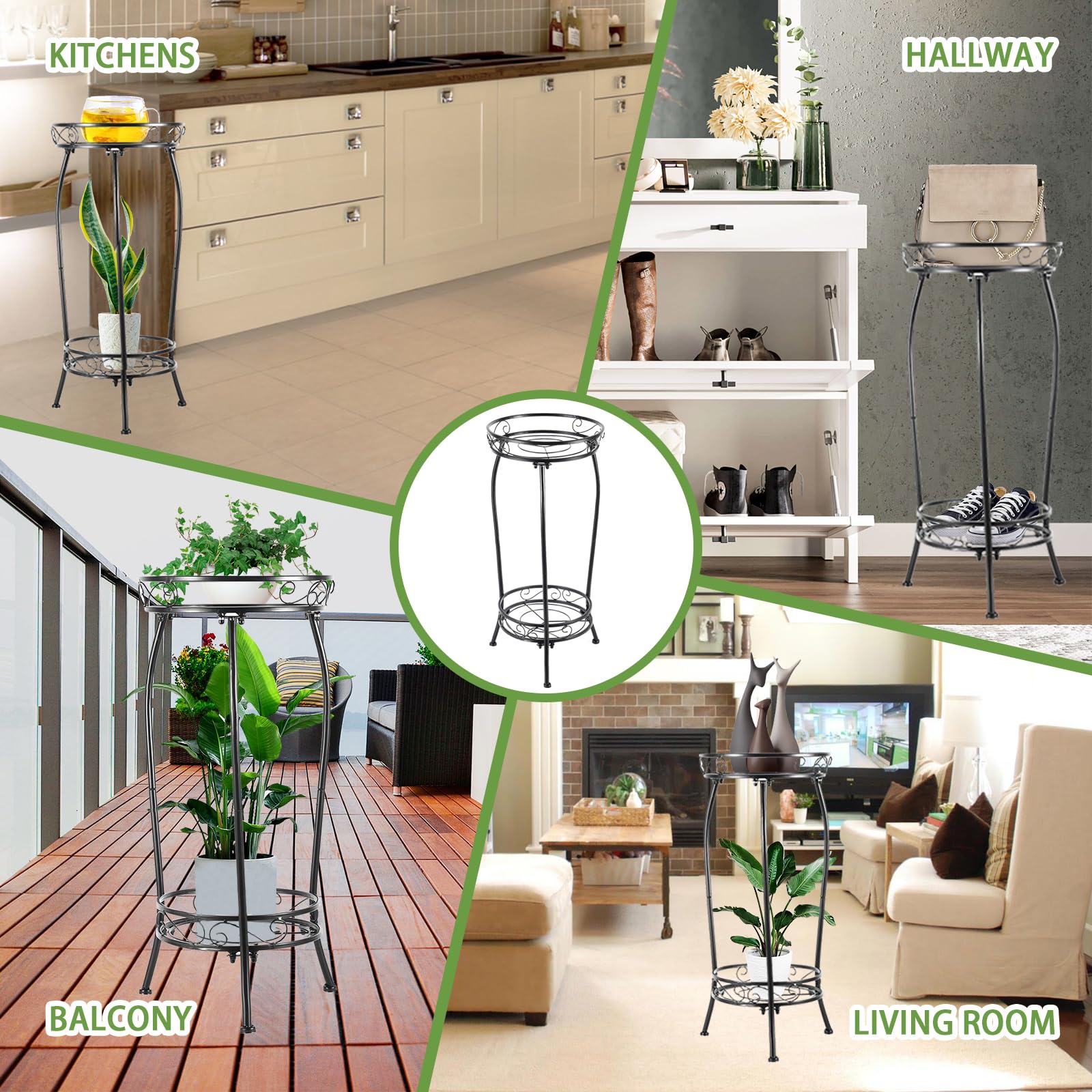 LOYAL TIGER three-leg pedestal design boosts stability on uneven surfaces.