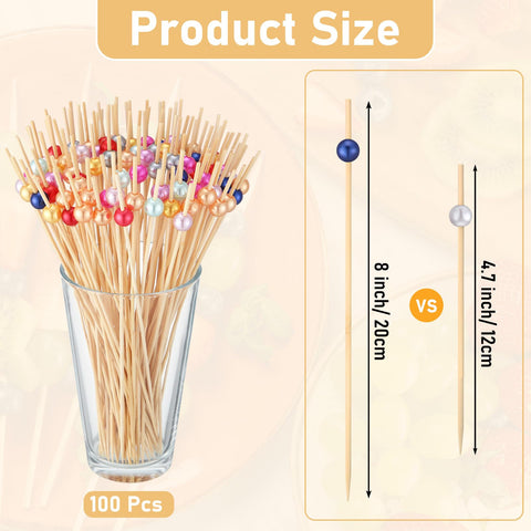 LOYIM bamboo cocktail picks for appetizers and fruit presentations at events.