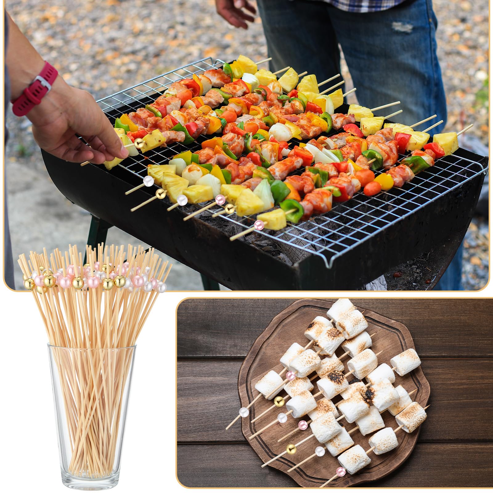 LOYIM party platter toothpicks 8-inch perfect for catering and entertaining