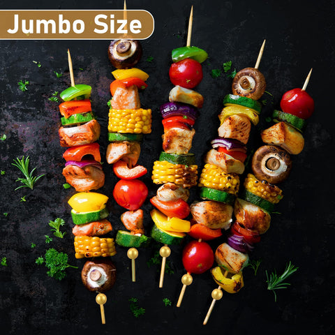 LOYIM sturdy bamboo toothpicks prevent breakage when handling heavy appetizers.