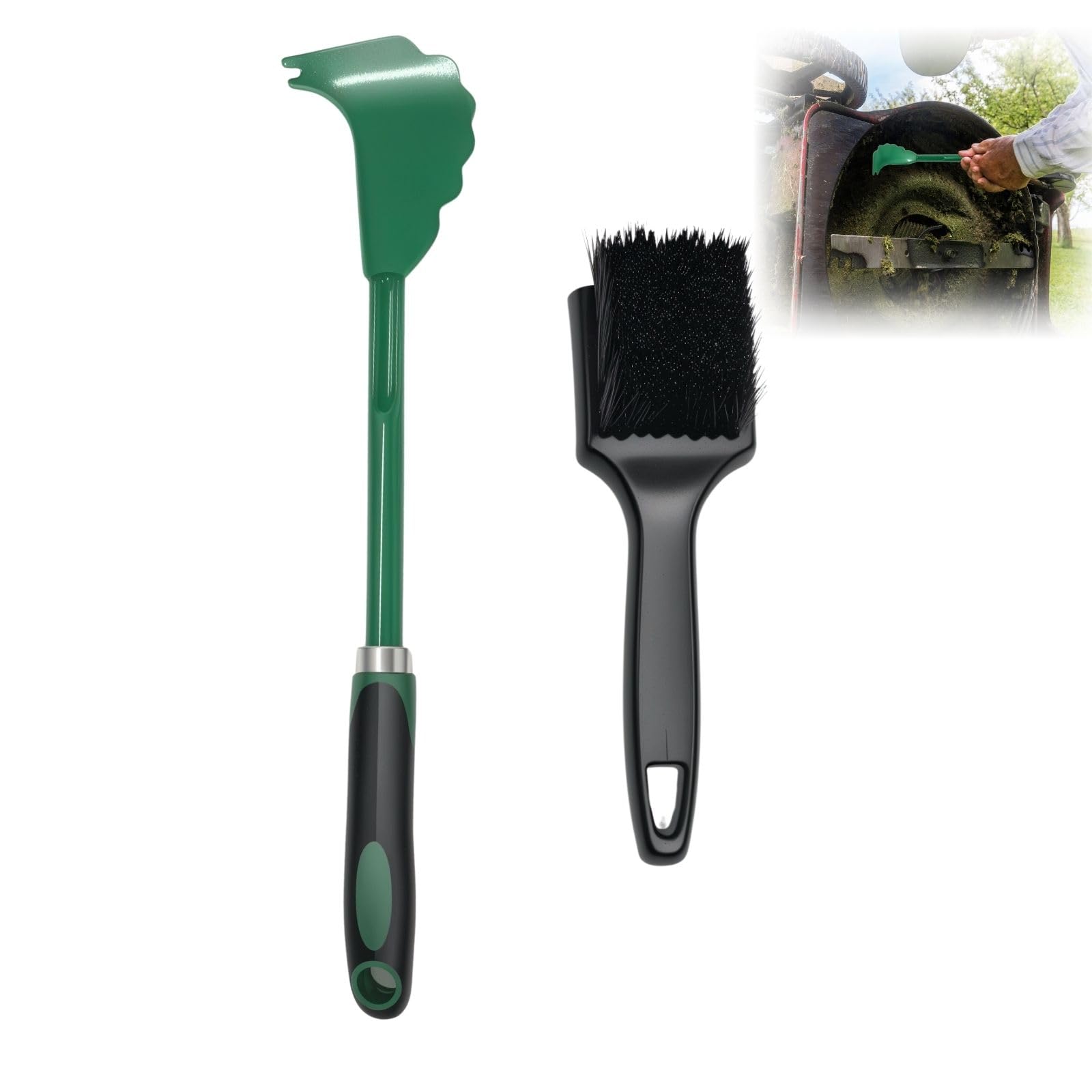 Loyipu heavy-duty lawn mower deck scraper removes stubborn grass quickly