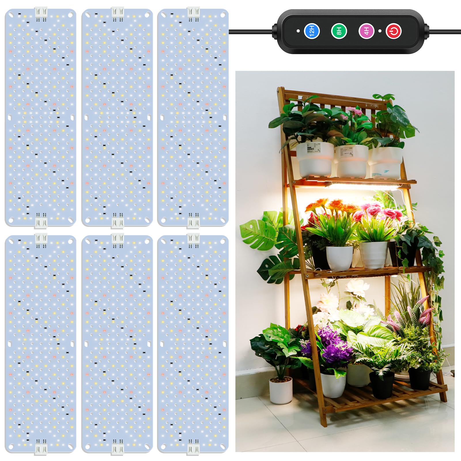 LPMZMBL 60W ultra-thin panel delivers full spectrum light for seed starting