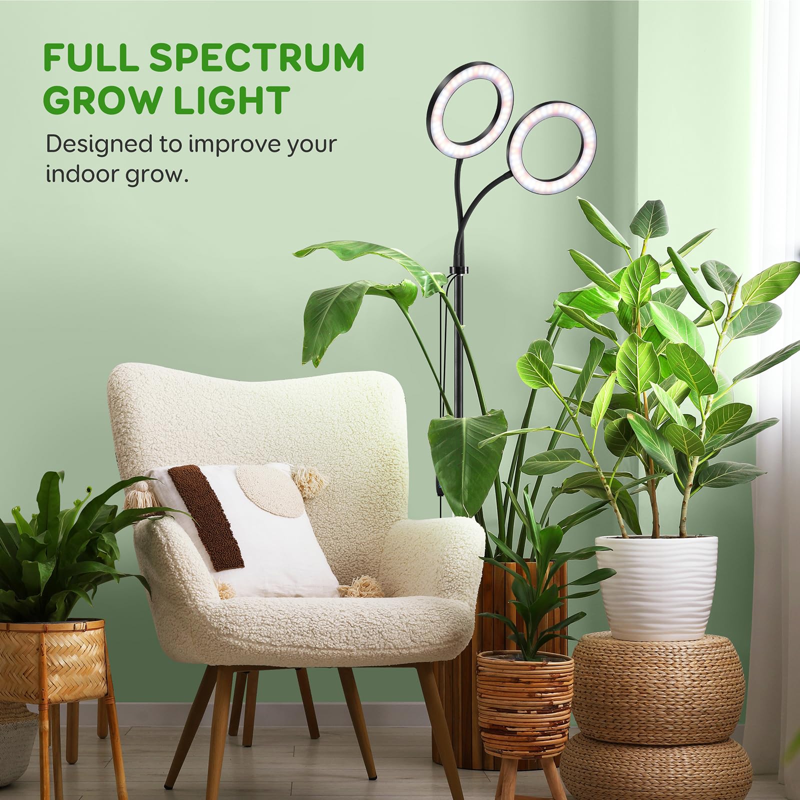 LPMZMBL easy setup for quick indoor gardening installation