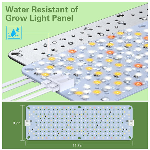 LPMZMBL IP rated waterproof panel handles humidity in indoor gardens