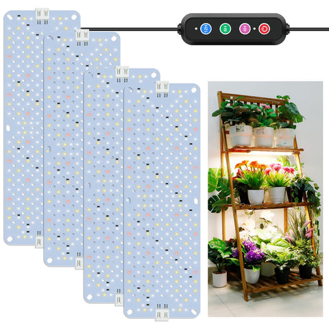 LPMZMBL grow light panel front view showing slim design and even light distribution