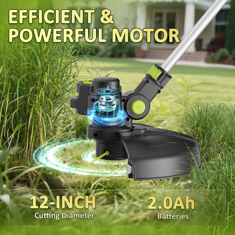 LPSUK 3-in-1 trimmer-edger-mower in one compact tool for yard care