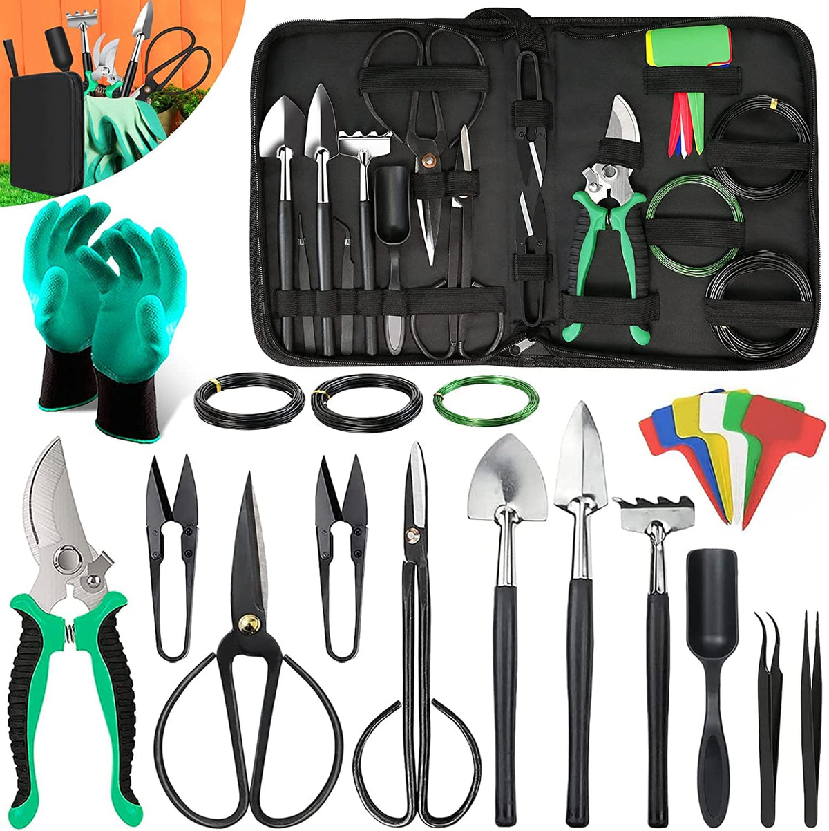 LQTTEK pruning shears for precise bonsai cuts and trimming.
