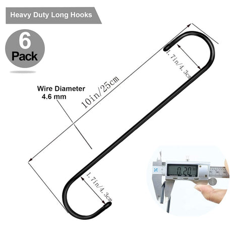 LRUUIDDE S hook used to suspend a bird feeder outdoors
