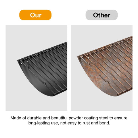 LS'BABQ ash pan constructed in heavy-duty steel for durability