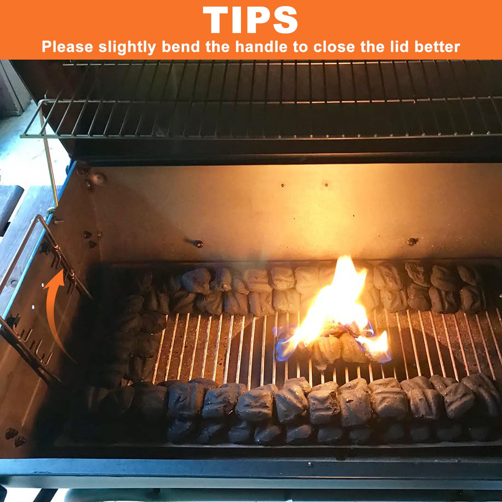 LS'BABQ ash pan works with Charbroil parts for easy replacement.