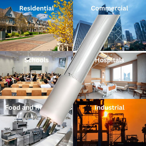 LSE Lighting 4-pin base image emphasizes quick, secure installation