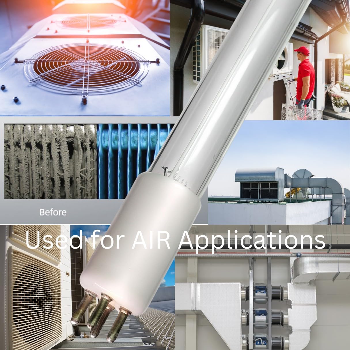 LSE Lighting UV lamp for SE-8V compatibility promotes steady UV output.
