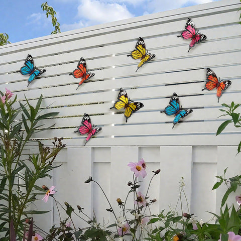 LSFFM four-pack butterflies install quickly, bringing movement and texture to patios.