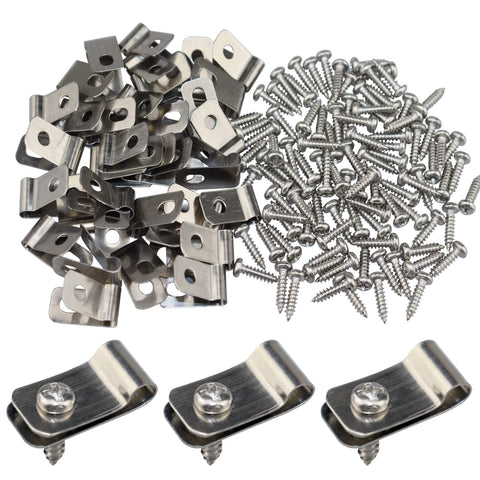 LSGCQ wire fence clips packaging showing 100-piece set for easy fencing projects