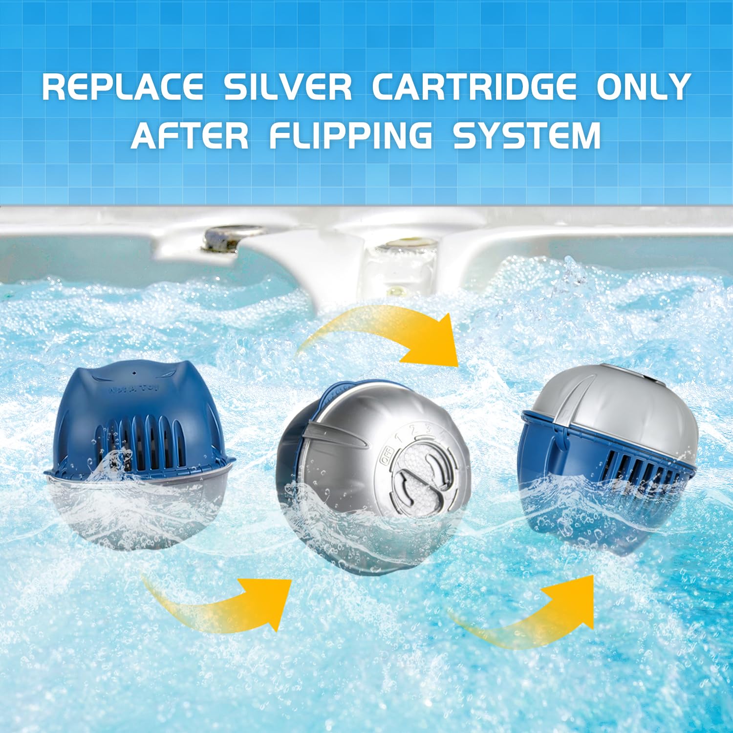 LSKHEGWLU mineral cartridge companion keeps setup simple with flip-and-replace.