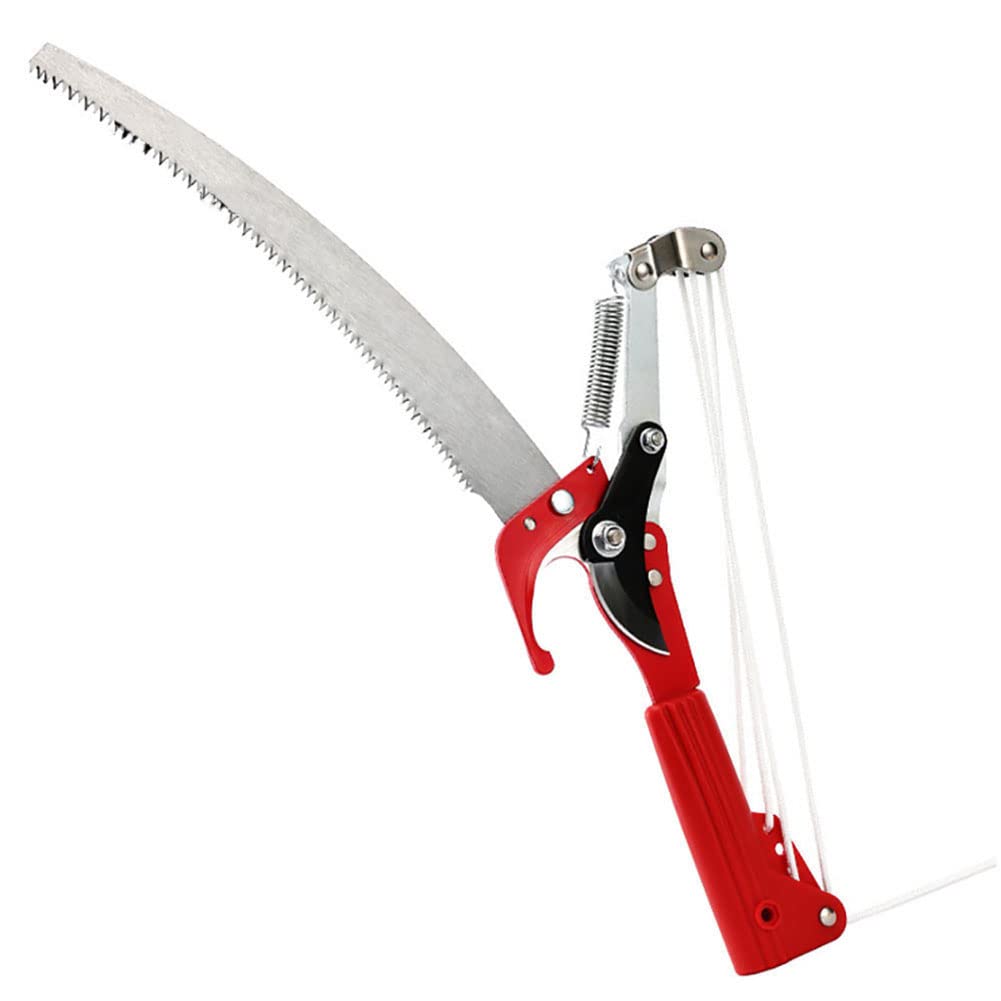 LSLANSOON extendable pole saw head extended for high branch trimming