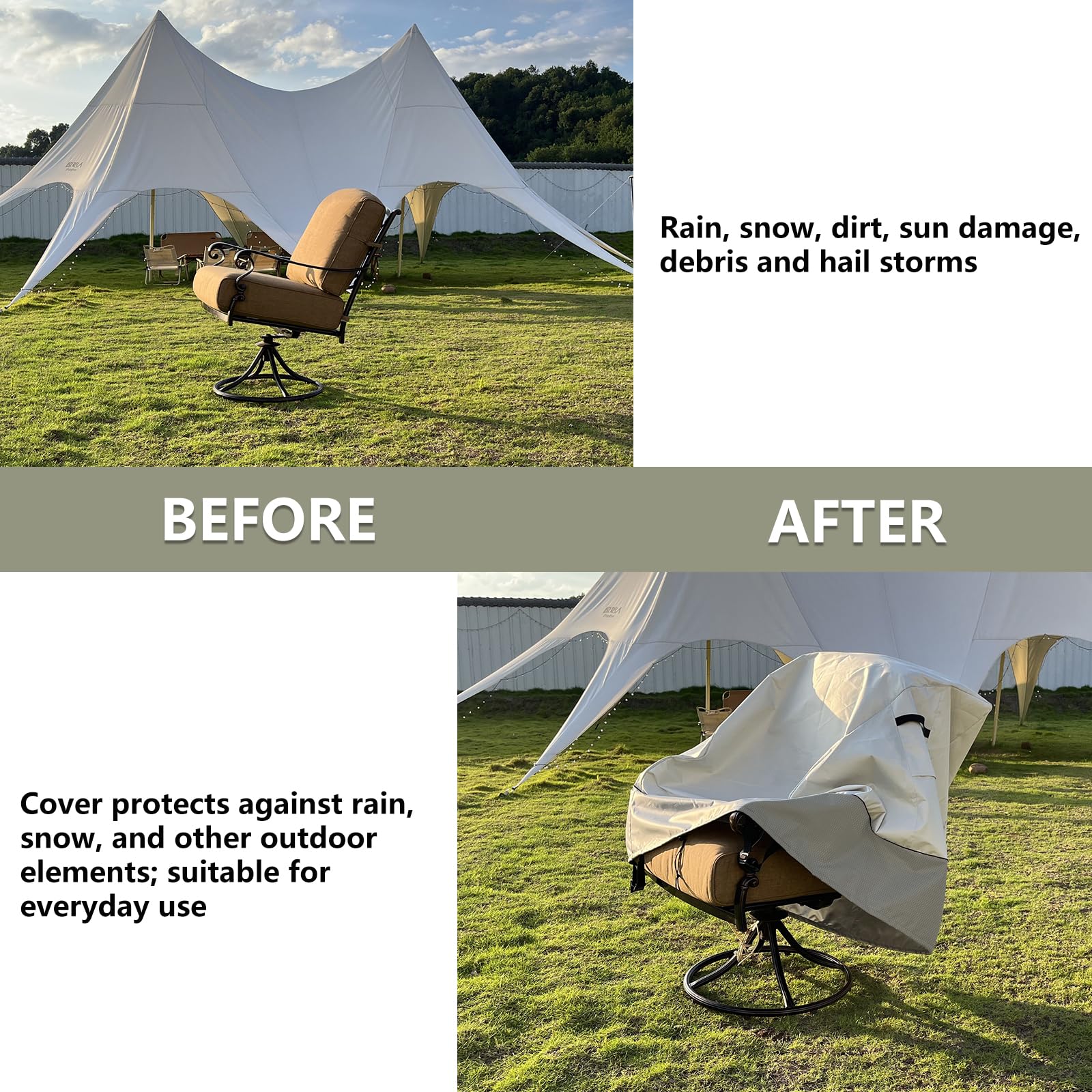 LSongSKY vent panels reduce condensation and keep furniture dry