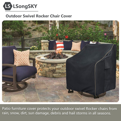 LSongSKY attachment straps secure the cover during gusts for stability.